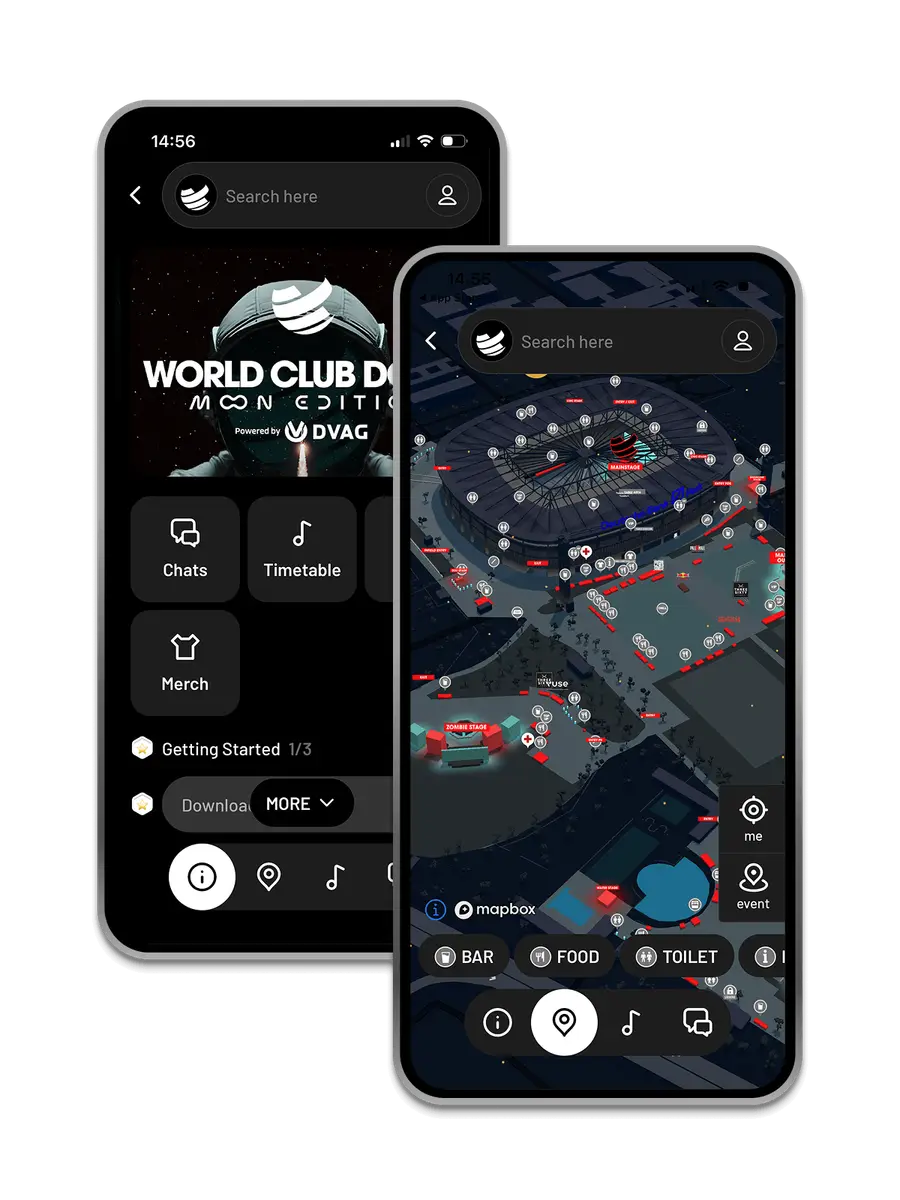 Branded app mockup